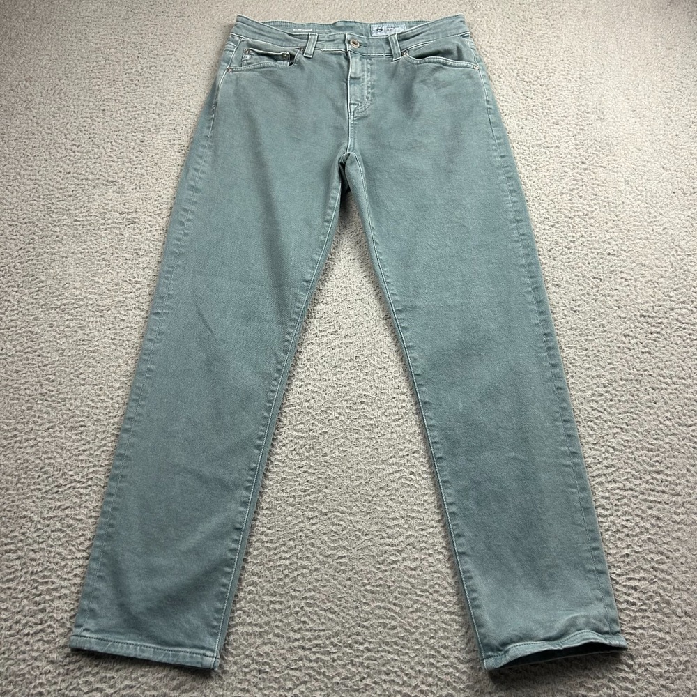 Adriano Goldschmied Jeans Womens 25 Green AG Ex-Boyfriend Slouchy Slim Denim